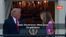 Trump scherza con Melania: C'è spazio per una sola star in casa, dovrò sbarazzarmene