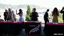 Festival Cannes, la giuria lascia le impronte sul "Chemin des étoiles"