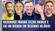 MAURO CEZAR RI MUITO! "E o LUCIANO HUCK APARECENDO após a CONVOCAÇÃO do NEYMAR, cara??? KKKKKK!"