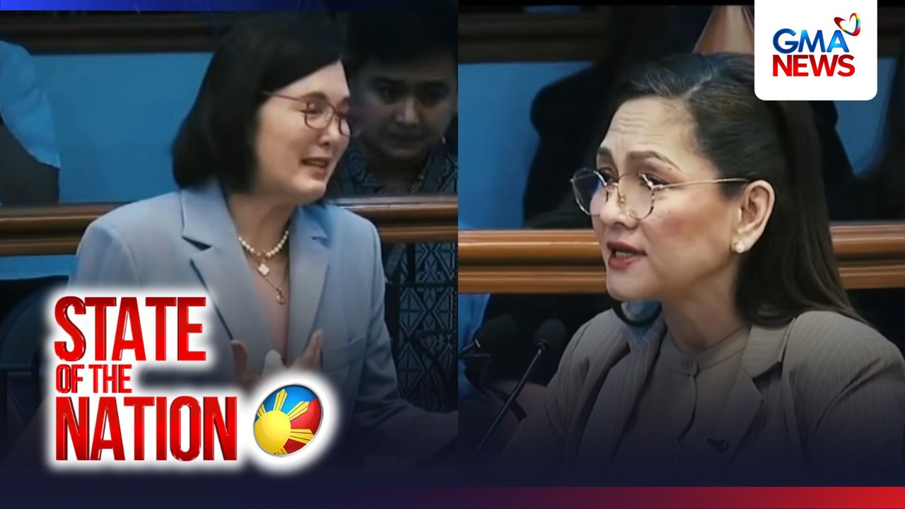 Sen. Cayetano, naiyak sa pahayag ni Sen. Hontiveros kaugnay sa barilan sa Senado | SONA