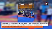 “Quiero ir al Mundial y ganar”: con 8 años, Taleb Galarza ya brilla en el kickboxing mundial
