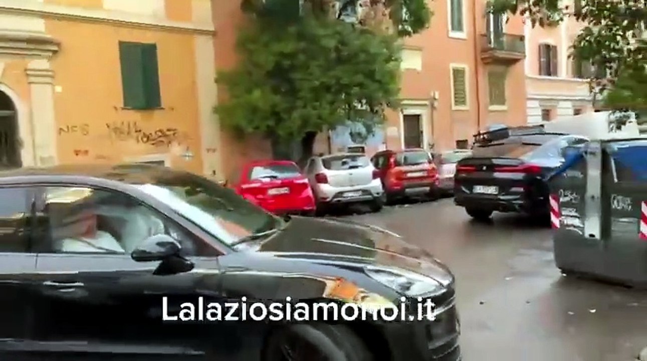 Festa addio Pedro, l'arrivo della squadra