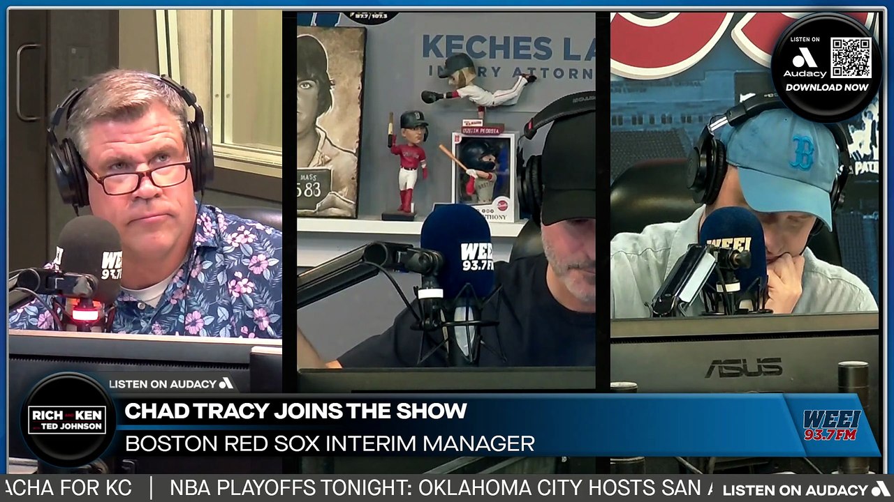 Interim Red Sox Manager Chad Tracy Joins The Show