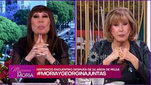 La fuerte frase de Moria Casán que hizo llorar a Georgina Barbarossa en medio de la reconciliación: "Nunca dejé de..."