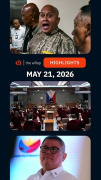 Today's headlines: Bato dela Rosa, Sara Duterte, ghost projects | The wRap | May 21, 2026