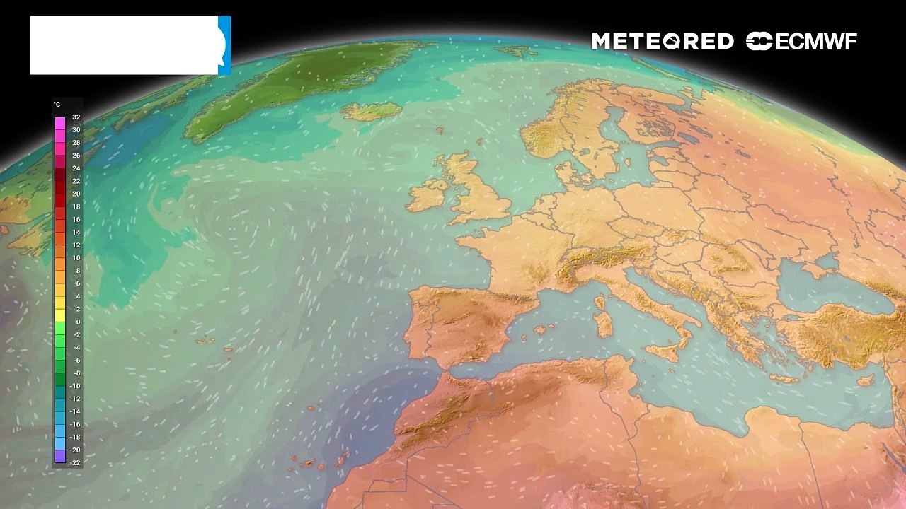Temperature a 500 hPa.