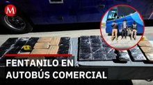 Aseguran más de 20 mil pastillas de fentanilo en autobús de Chihuahua