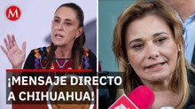 Sheinbaum exige al gobierno de Maru Campos respetar las protestas
