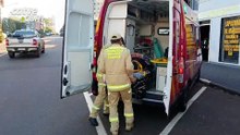 Motociclista fica ferido em acidente no Centro de Toledo