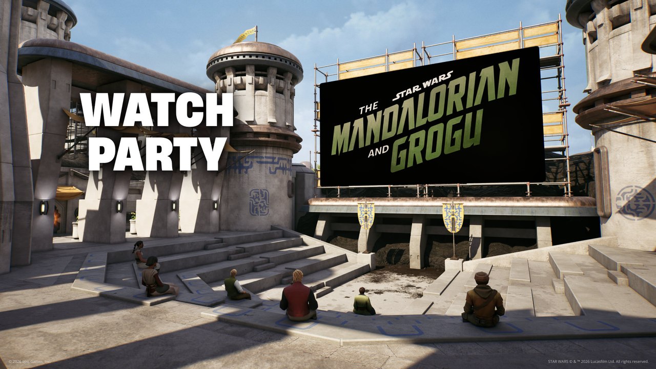 Fortnite x Star Wars: The Mandalorian und Grogu Official Watch Party Island Launch
