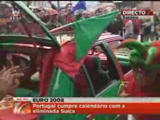 Motards Supporters portugais à Bale