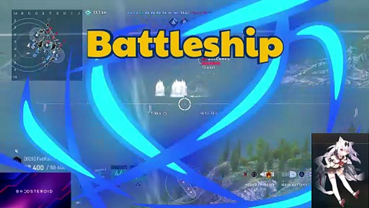 World of Warships  Battleship 4 ships sunk  #Boosteroid #worldofwarships hips AD