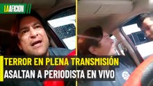 ¡ASALTAN en vivo a periodista deportivo! Todo quedó grabado