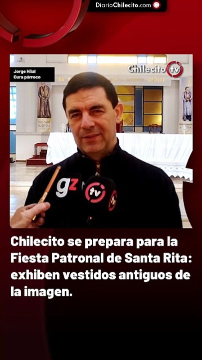 Chilecito se prepara para la Fiesta Patronal de Santa Rita: exhiben vestidos antiguos de la imagen.