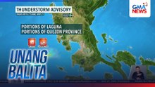 Thunderstorm advisory (valid until 7:53am, May 21, 2026) | Unang Balita