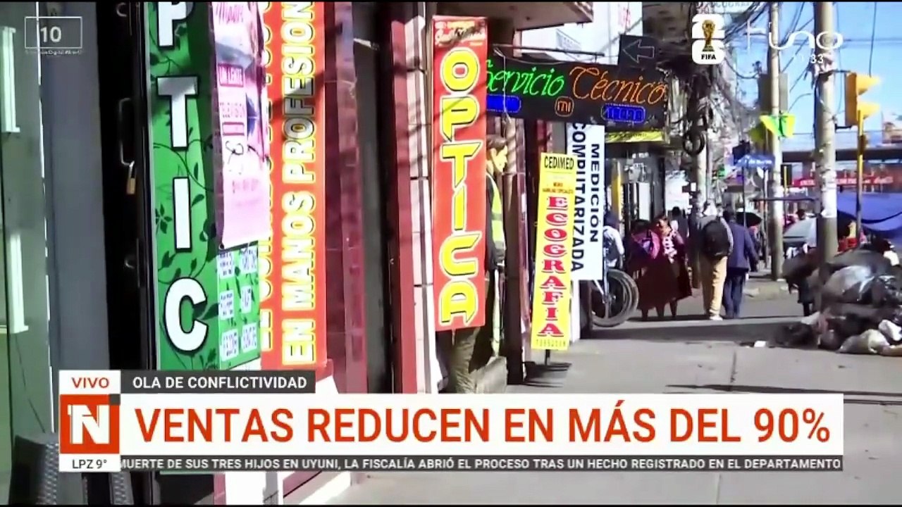 Ventas reducen