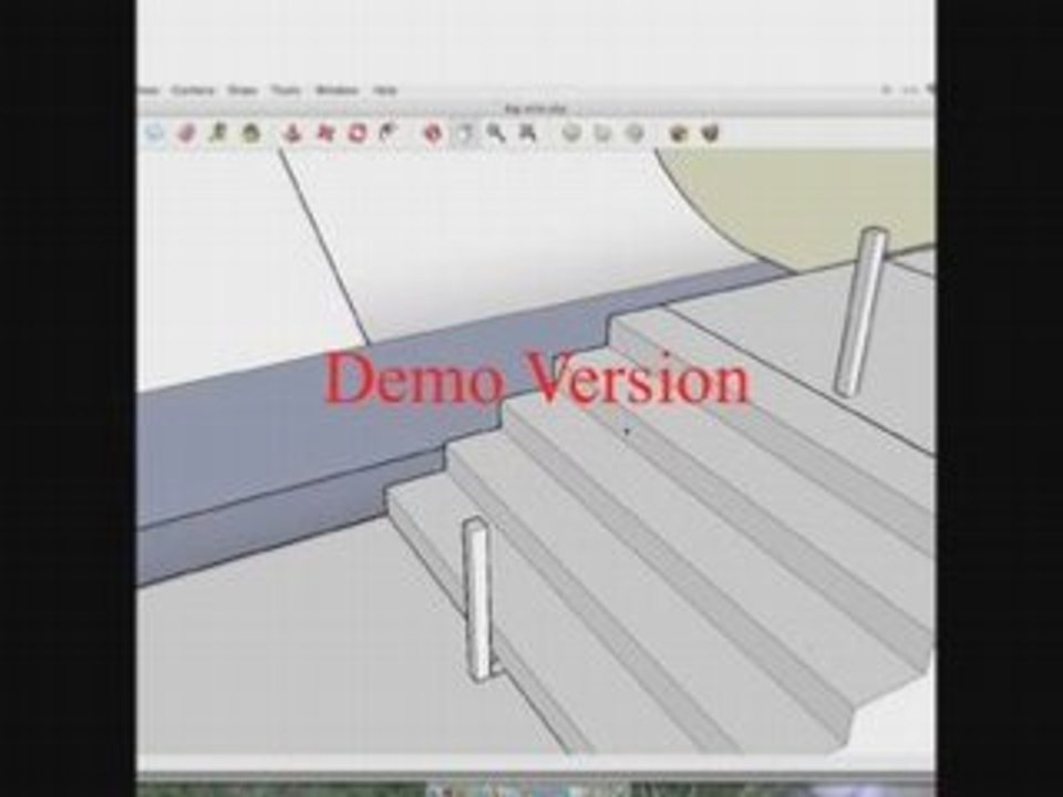 How to make a rail with sketchup