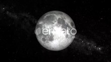 Realistic moon surface view from spaceship animation background. mz_670