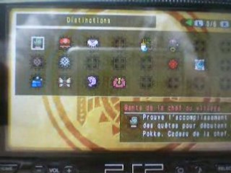 Ma carte de guilde sur monster hunter 2