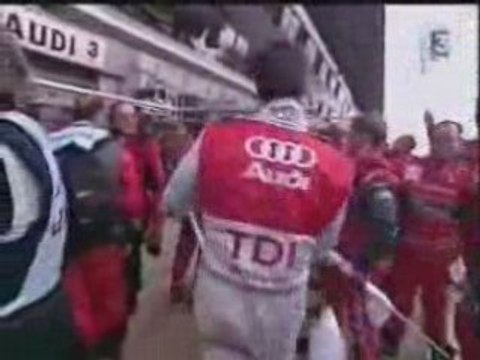 Arrive 24h du mans 2008 part 2 victoire de la audi r10 TDI