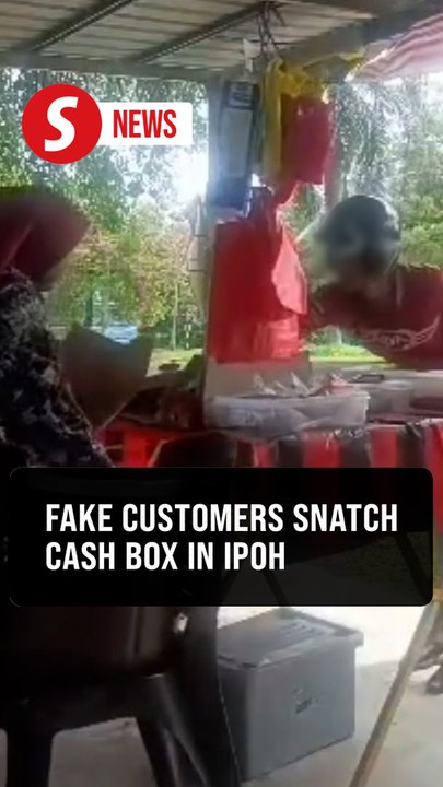 Police hunt duo after stall heist in Ipoh