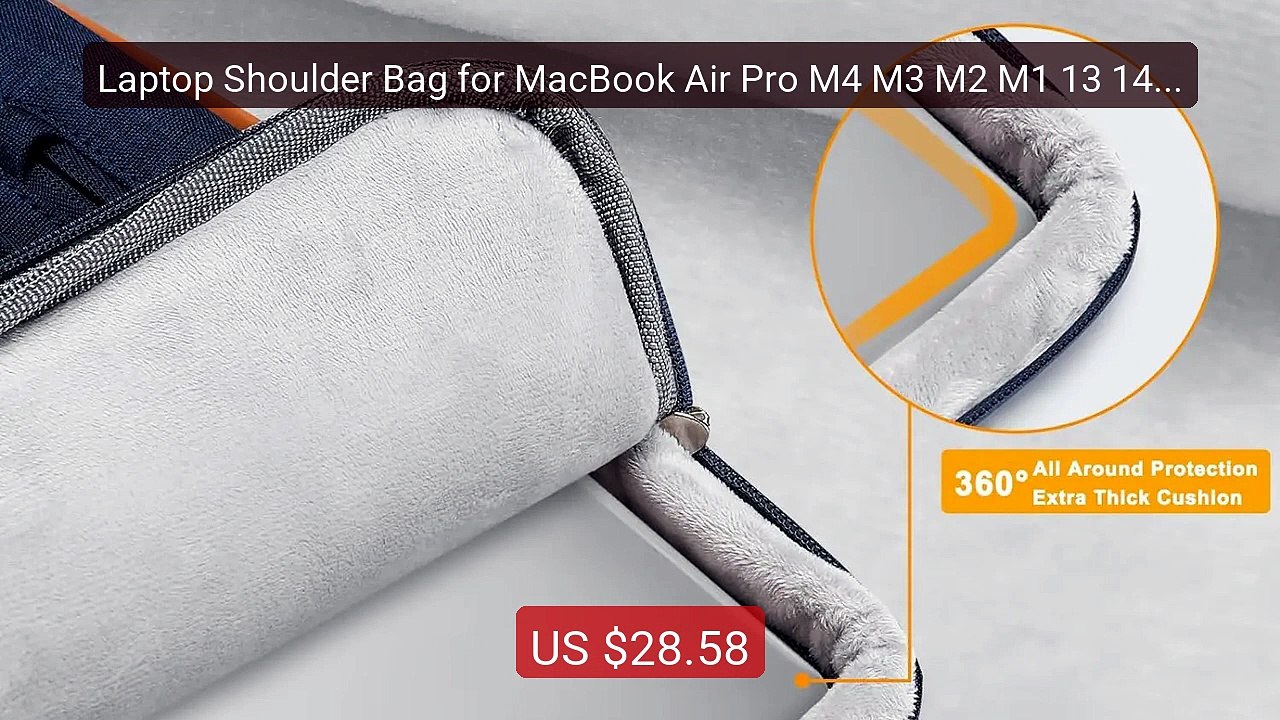 Laptop Shoulder Bag for MacBook Air Pro M4 M3 M2 M1 13 14 15 1... -- Best Buy 2026 | Great Quality!