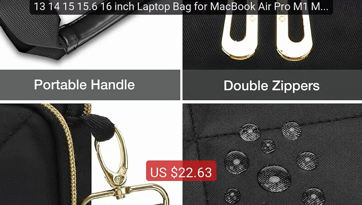 13 14 15 15.6 16 inch Laptop Bag for MacBook Air Pro M1 M2 ... -- Top Pick 2026 | Unbeatable Price!