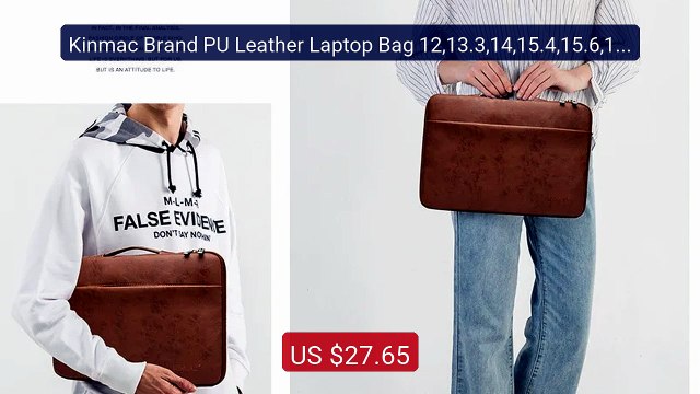 Kinmac Brand PU Leather Laptop Bag 12,13.3,14,15.4,15.6,16 ... Top Pick 2026 | Unbeatable Price!