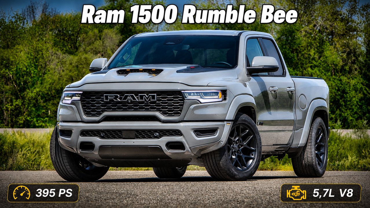 Ram 1500 Rumble Bee: 395 PS, kurze Kabine, breite Spur