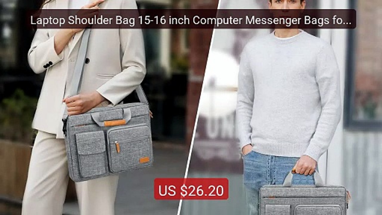 Laptop Shoulder Bag 15-16 inch Computer Messenger Bags for MacBook... -- Best Deal 2026 | Shop Now!