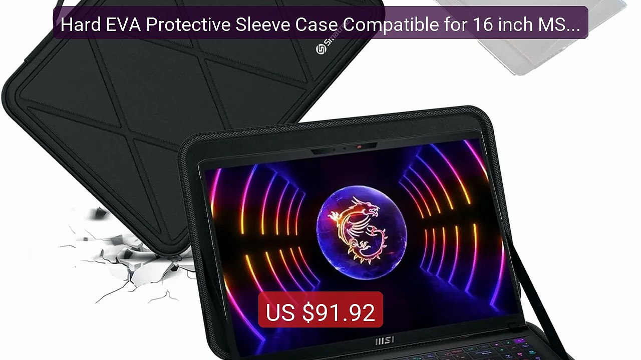 Hard EVA Protective Sleeve Case Compatible for 16 inch MSI Rai... -- Best Buy 2026 | Great Quality!