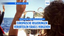 Geschlagen und gefesselt: Empörung in Europa über Israels Minister wegen Video von Gaza-Aktivisten