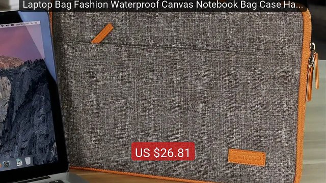 Laptop Bag Fashion Waterproof Canvas Notebook Bag Case Handba... Amazing Value 2026 | Must Have!