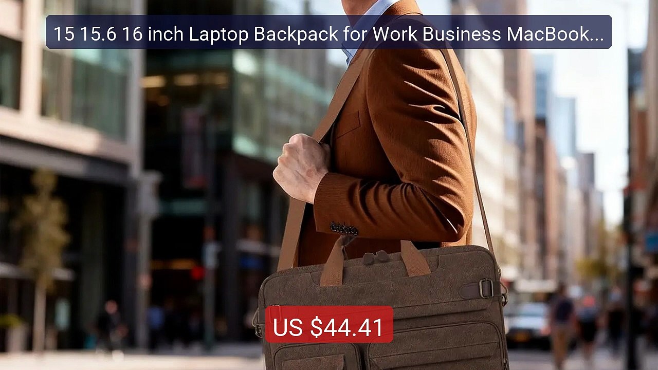15 15.6 16 inch Laptop Backpack for Work Business MacBook Air ... -- Hot Deal 2026 | Limited Offer!