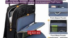 Laptop Backpack USB Charging 15.6 16 inch Anti-Theft Casual... -- Top Pick 2026 | Unbeatable Price!