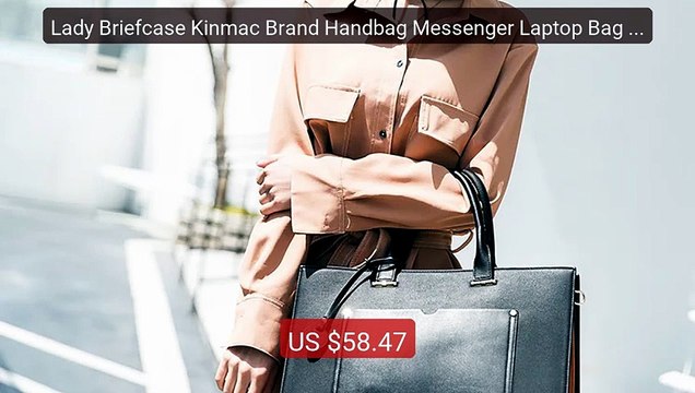 Lady Briefcase Kinmac Brand Handbag Messenger Laptop Bag 13... Top Pick 2026 | Unbeatable Price!