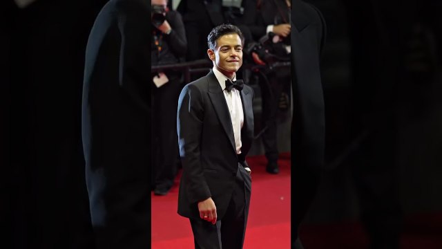 Rami Malek sur le tapis rouge du Festival de Cannes pour la montée des marches du film The Man I