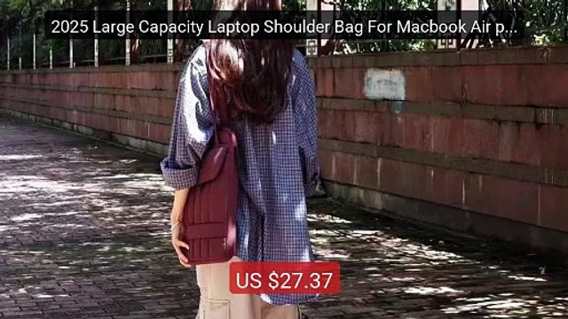 2025 Large Capacity Laptop Shoulder Bag For Macbook Air pro13 14 1... Best Deal 2026 | Shop Now!