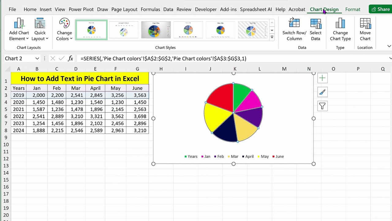 How to Customize Excel Pie Charts with Custom Text & Data Labels