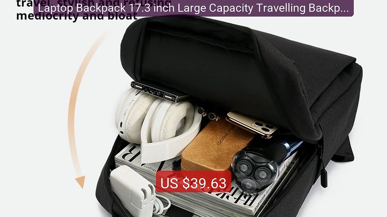 Laptop Backpack 17.3 inch Large Capacity Travelling Backpacks Water... -- Top Rated 2026 | Buy Now!