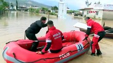 Felaket Gecesi: Yollar Çöktü, Araçlar Sürüklendi! 1 ölü, 3 yaralı