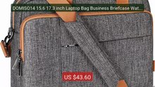 DOMISO14 15.6 17.3 inch Laptop Bag Business Briefcase Water-resist... -- Best Deal 2026 | Shop Now!