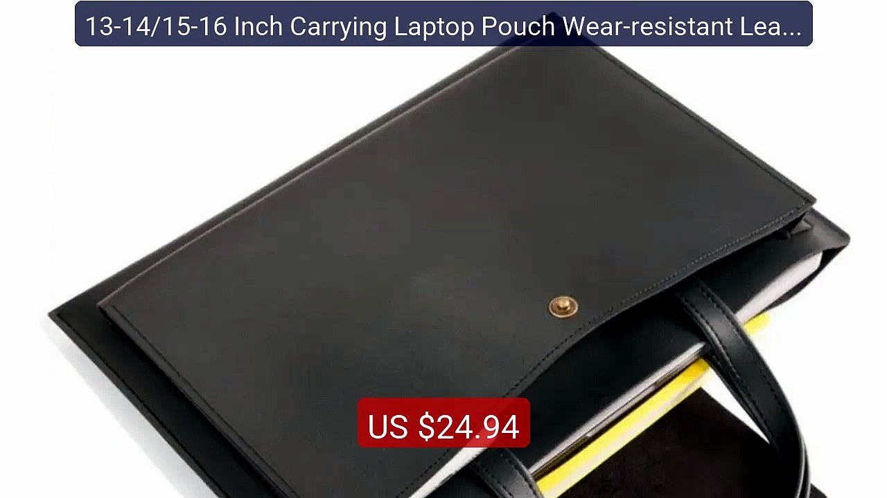 13-14/15-16 Inch Carrying Laptop Pouch Wear-resistant Leather Noteb... -- Top Rated 2026 | Buy Now!