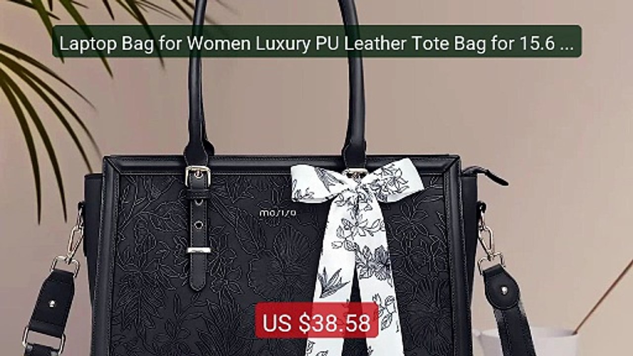Laptop Bag for Women Luxury PU Leather Tote Bag for 15.6 16... -- Top Pick 2026 | Unbeatable Price!
