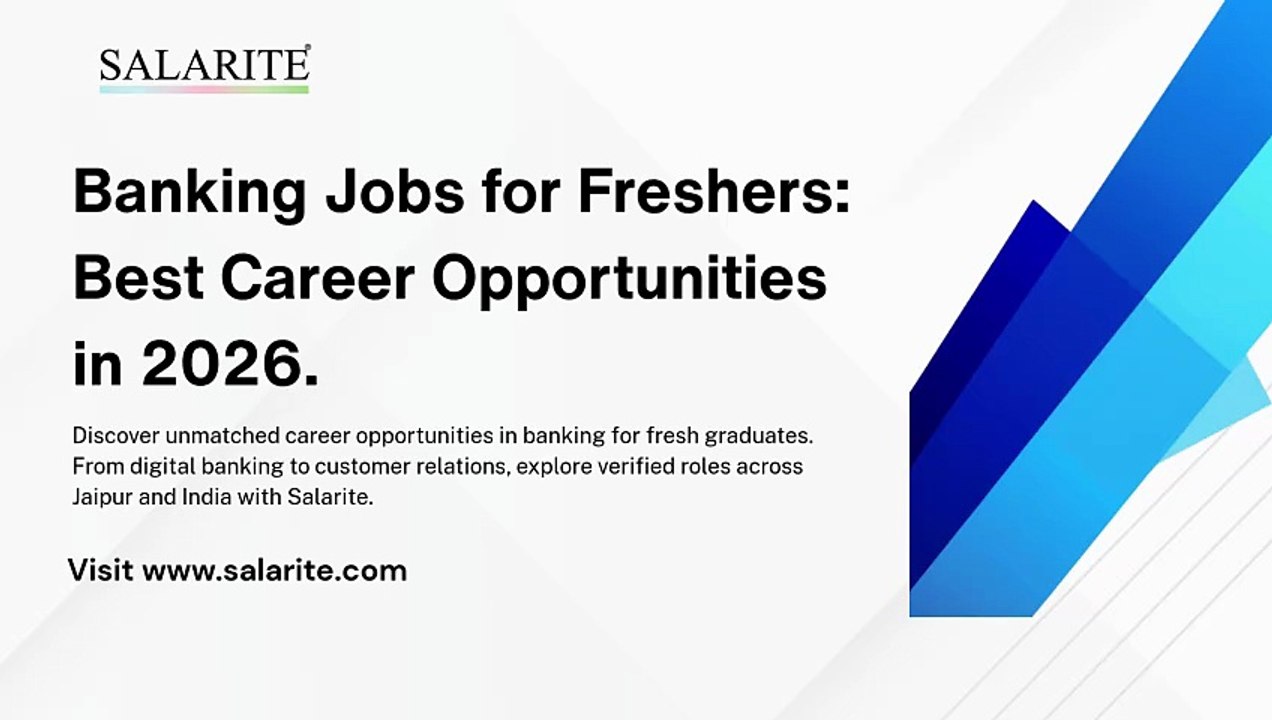 Banking Jobs for Freshers Best Career Opportunities in 2026.