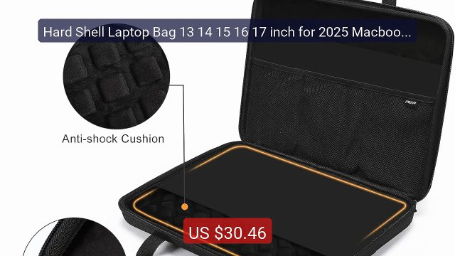 Hard Shell Laptop Bag 13 14 15 16 17 inch for 2025 Macbook Ai... Amazing Value 2026 | Must Have!