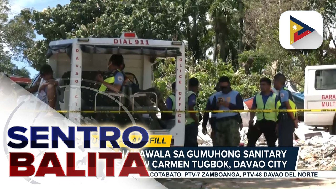 Search, rescue, at clearing operations sa gumuhong sanitary landfill sa Davao City, nagpapatuloy | ulat ni JC Aliponga - PTV Davao