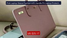 Pink Laptop Sleeve Fashion with Handle PU Laptop Protective... -- Top Pick 2026 | Unbeatable Price!