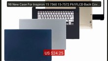98 New Case For Inspiron 15 7560 15-7572 P61FLCD Back Cover/Front ... -- Best Deal 2026 | Shop Now!