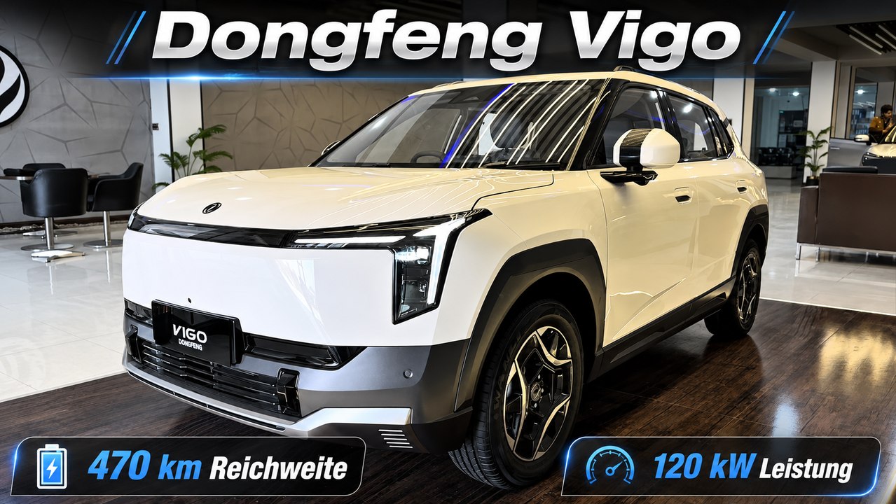 Dongfeng Vigo 2027: Neuer Elektro-SUV mit bis zu 470 km Reichweite